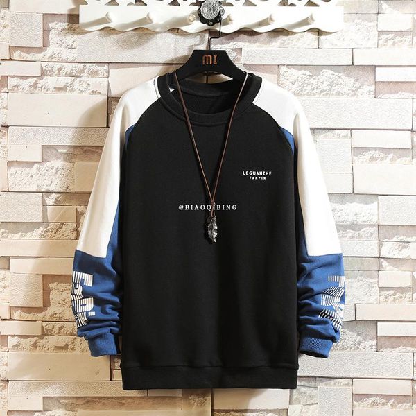 men's hoodies & sweatshirts 2021 patchwork color sweatshirt spring autumn hoody casual streetwear clothes, Black
men's hoodies & sweatshirts 2021 patchwork color sweatshirt spring autumn hoody casual streetwear clothes, Black