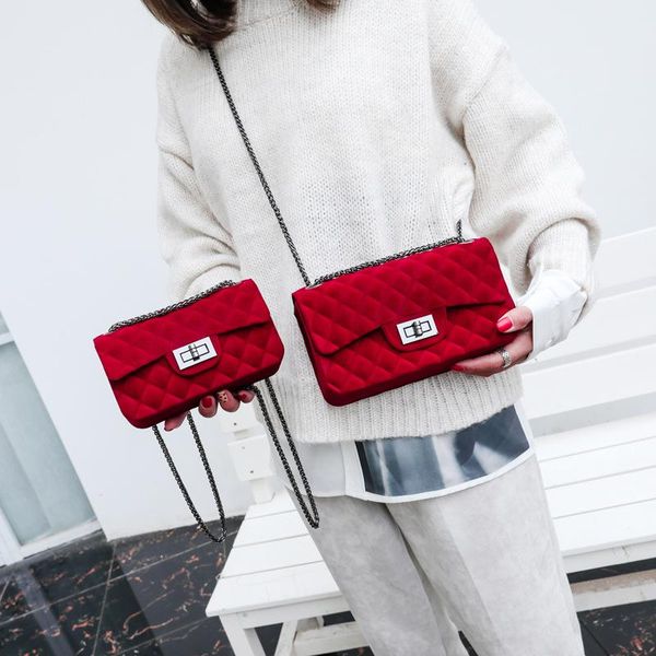 2021rhombic chain small bag fashion simple velvet female shoulder diagonal temperament square purses and handbags bags
2021rhombic chain small bag fashion simple velvet female shoulder diagonal temperament square purses and handbags bags