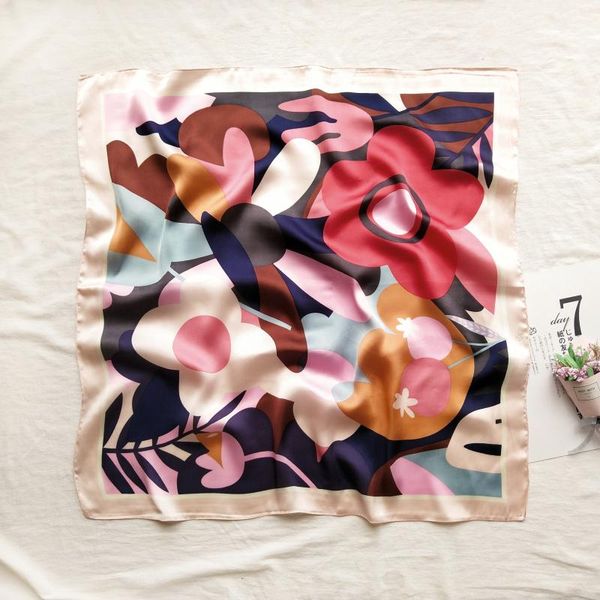 scarves 70*70 flowers small silk scarf hair band decorative neckerchief tie bag multi-function spring and autumn, Blue;gray
scarves 70*70 flowers small silk scarf hair band decorative neckerchief tie bag multi-function spring and autumn, Blue;gray
