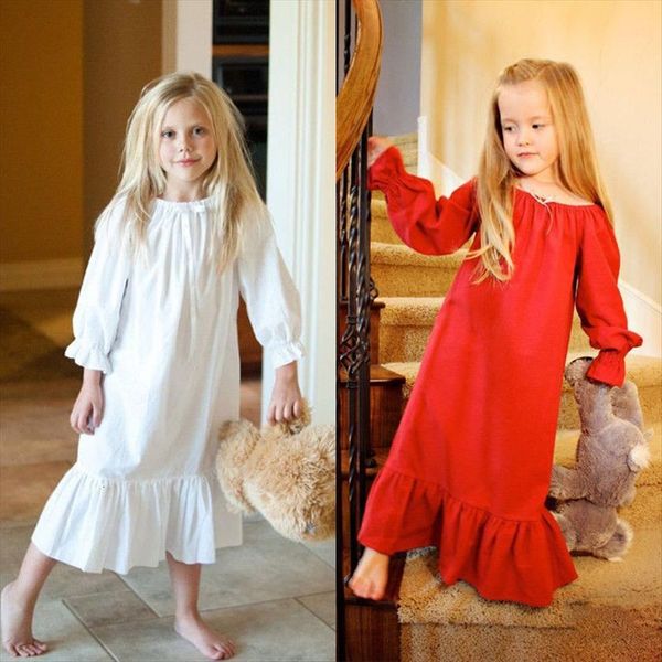 kids baby girls girl dresses princess ruffle cotton longuette clothes nightgown red white pop 2 7y, Red;yellow
kids baby girls girl dresses princess ruffle cotton longuette clothes nightgown red white pop 2 7y, Red;yellow