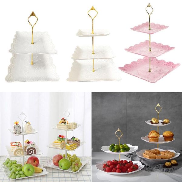 other bakeware plastic 2 or 3 tier square cake stand for afternoon tea party dessert set detachable wedding birthday 
other bakeware plastic 2 or 3 tier square cake stand for afternoon tea party dessert set detachable wedding birthday