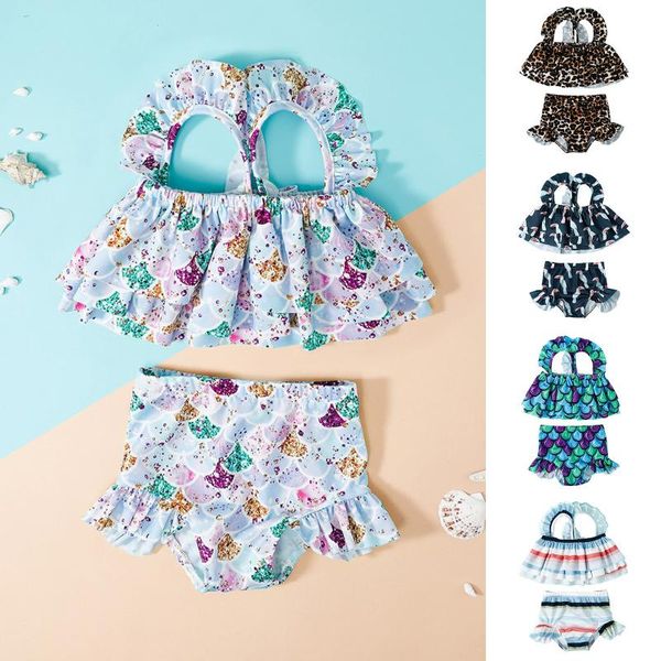 girls swimwear kostium kapielowy toddler kid baby girl vest ruffle print swimwear+swimming trunks two-piece set bikini niña #11 one-pieces, Black
girls swimwear kostium kapielowy toddler kid baby girl vest ruffle print swimwear+swimming trunks two-piece set bikini niña #11 one-pieces, Black