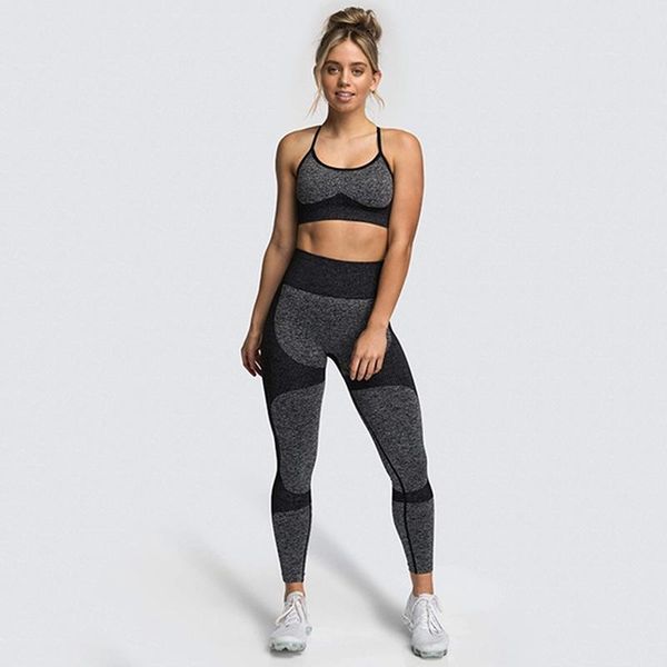 women's tracksuits women summer two pieces set patchwork sleeveless back bandage fitness female leggings strappy sportswear suits, Gray
women's tracksuits women summer two pieces set patchwork sleeveless back bandage fitness female leggings strappy sportswear suits, Gray