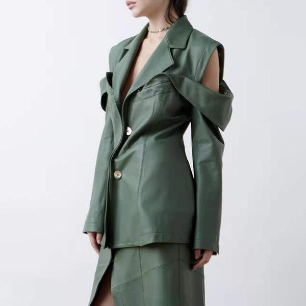 women's suits & blazers chic lady blazer coat hollow out off the shoulder full sleeves turn down collar single-breasted fashion coats w, White;black
women's suits & blazers chic lady blazer coat hollow out off the shoulder full sleeves turn down collar single-breasted fashion coats w, White;black