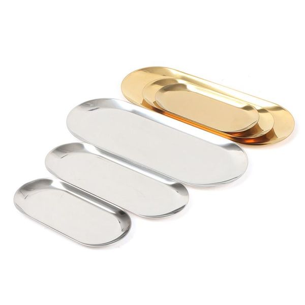 kitchen storage & organization stainless steel nordic gold oval plates jewelry tray platter snack
kitchen storage & organization stainless steel nordic gold oval plates jewelry tray platter snack
