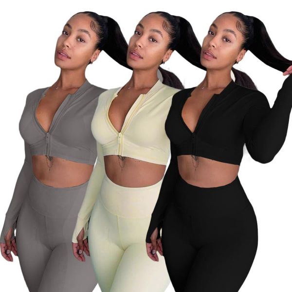 women's two piece pants somoshein elastic basic tracksuit women bodycon sets long sleeve crop casual streetwear pure color fall clo, White
women's two piece pants somoshein elastic basic tracksuit women bodycon sets long sleeve crop casual streetwear pure color fall clo, White