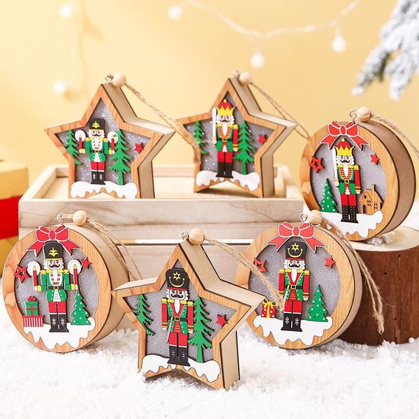 christmas decorations year's decor led wooden xmas tree pendants ornaments nutcracker soldier merry for home navidad 2021
christmas decorations year's decor led wooden xmas tree pendants ornaments nutcracker soldier merry for home navidad 2021