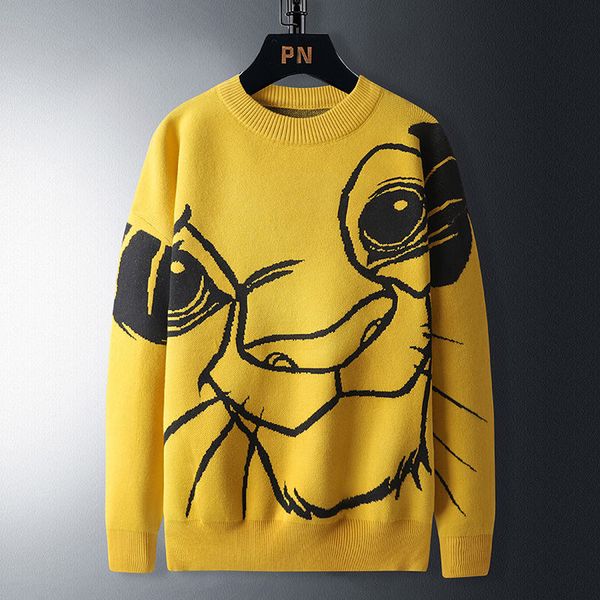men's hoodie sweaters loose wild round neck tiger print teenager casual knitted bottoming shirt clothes sweater autumn and winter new p, Black;brown
men's hoodie sweaters loose wild round neck tiger print teenager casual knitted bottoming shirt clothes sweater autumn and winter new p, Black;brown