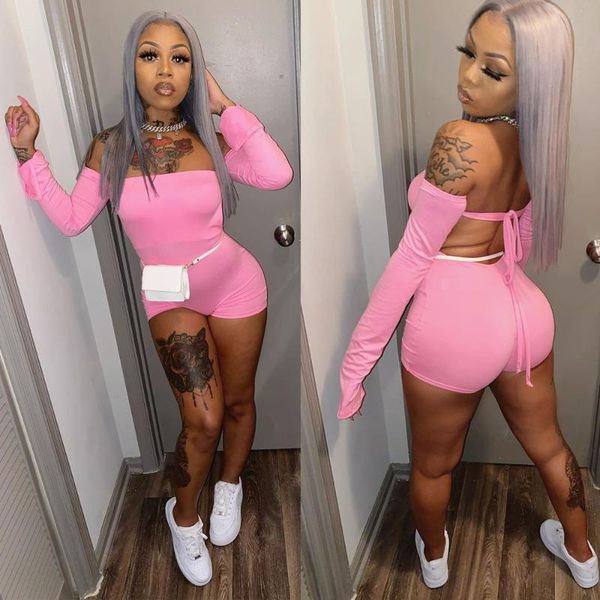 women's jumpsuits & rompers ueteey romper nightclub solid lace-up hollow out design long sleeve, Black;white
women's jumpsuits & rompers ueteey romper nightclub solid lace-up hollow out design long sleeve, Black;white