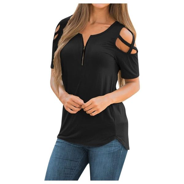casual women t-shirts summer loose long shirt off shoulder o-neck zipper plus size streetwear ladies women's t-shirt, White
casual women t-shirts summer loose long shirt off shoulder o-neck zipper plus size streetwear ladies women's t-shirt, White