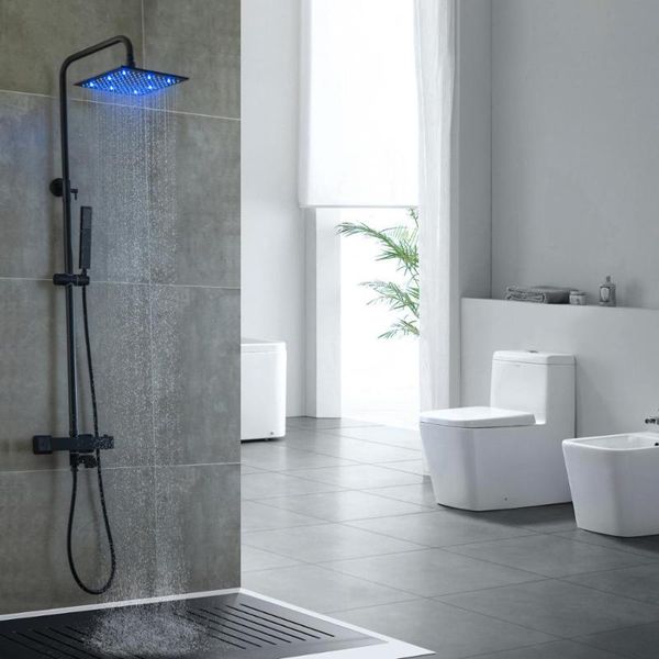 thermostatic bathroom shower faucet set 10 inch exposed system led rain bath head brass hand sets
thermostatic bathroom shower faucet set 10 inch exposed system led rain bath head brass hand sets