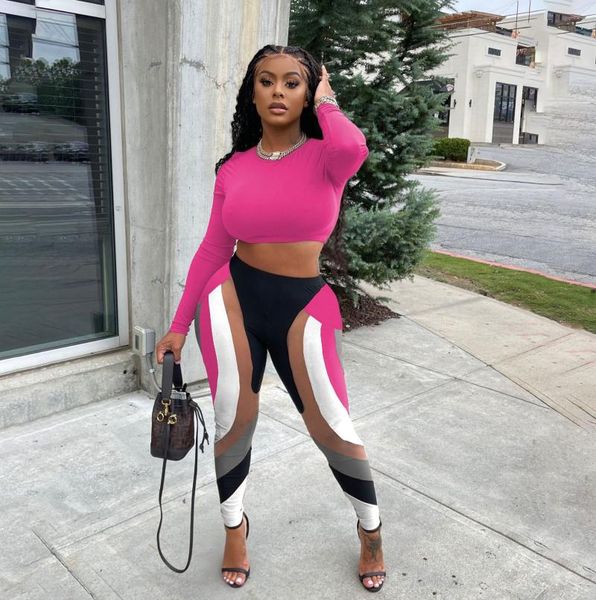 women's two piece pants autumn fashion set women solid round neck long-sleeved tshirt printed trousers sports suit slim, White
women's two piece pants autumn fashion set women solid round neck long-sleeved tshirt printed trousers sports suit slim, White