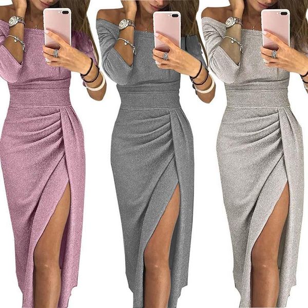 casual dresses 1 pcs women lady dress boat neck high waist slim solid color for evening party 2021 fashion, Black;gray
casual dresses 1 pcs women lady dress boat neck high waist slim solid color for evening party 2021 fashion, Black;gray