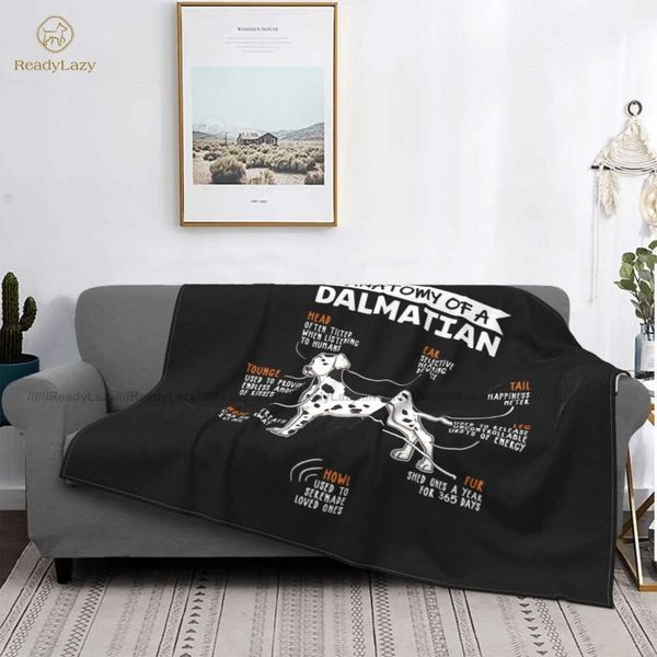 dalmatian blanket soft bedspread cool fleece sofa blankets