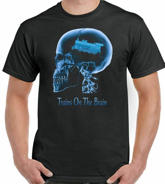 train t-shirt model railway kit locomotive spotting on the brain mens funny, White;black
train t-shirt model railway kit locomotive spotting on the brain mens funny, White;black