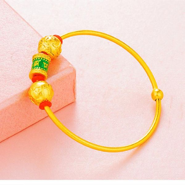 charm bracelets sand gold light bead bracelet female imitation open gold-plated beaded jewelry, Golden;silver
charm bracelets sand gold light bead bracelet female imitation open gold-plated beaded jewelry, Golden;silver