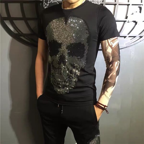 men's t-shirts brand big skull strass t-shirt thin fit selling luxury base shirt i10k, White;black
men's t-shirts brand big skull strass t-shirt thin fit selling luxury base shirt i10k, White;black