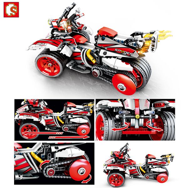 SEMBO BLOCK 511 PCS Tricycle Building Blocks Snowmobile Bricks Motor Toys Motorcycle Model Boy Motorbike Educational Block
SEMBO BLOCK 511 PCS Tricycle Building Blocks Snowmobile Bricks Motor Toys Motorcycle Model Boy Motorbike Educational Block