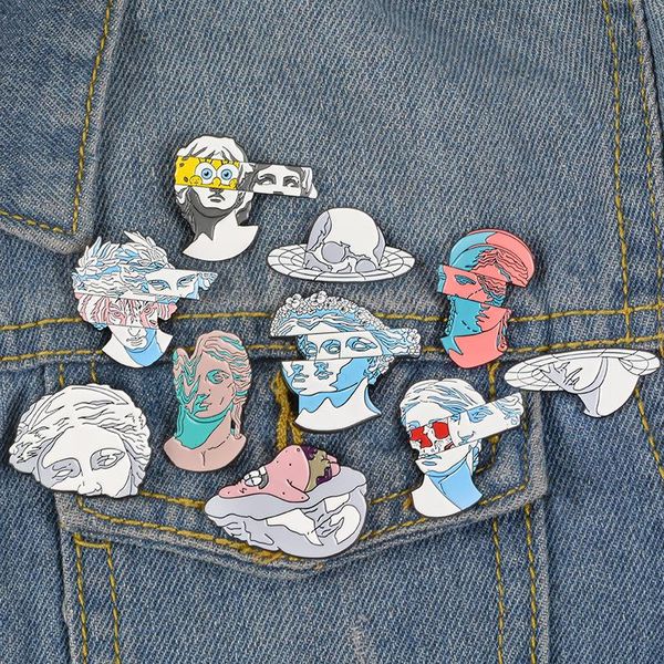 pins, brooches sculpture enamel pins custom fun art bag clothes lapel pin label badge cartoon jewelry gift for friends, Gray
pins, brooches sculpture enamel pins custom fun art bag clothes lapel pin label badge cartoon jewelry gift for friends, Gray