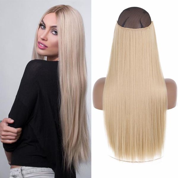 synthetic wigs no clip halo hair curly/straight secret wire natural hidden hairpieces adjustable transparent, Black
synthetic wigs no clip halo hair curly/straight secret wire natural hidden hairpieces adjustable transparent, Black