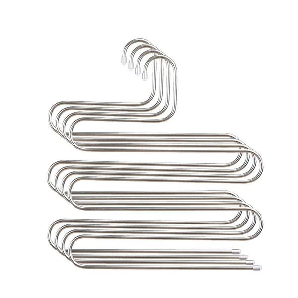 laundry bags afbc 4 pack multi pants hangers rack for closet organization,stainless steel s-shape 5 layer clothes space saving
laundry bags afbc 4 pack multi pants hangers rack for closet organization,stainless steel s-shape 5 layer clothes space saving