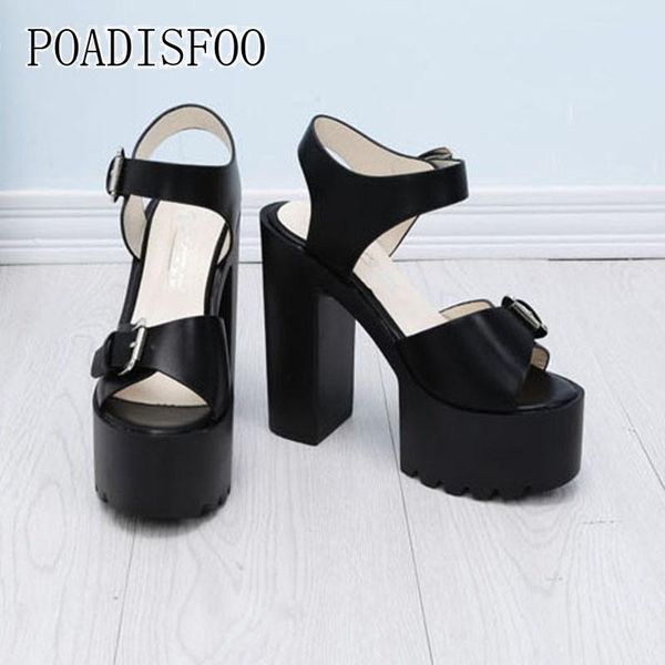 summer high-heeled shoes 14cm thick-soled sandals t platform nightclub hate high belt buckle zyw-651-5, Black
summer high-heeled shoes 14cm thick-soled sandals t platform nightclub hate high belt buckle zyw-651-5, Black