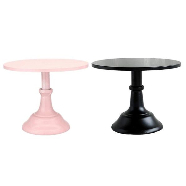 other bakeware 2 pcs metal iron cake stand round pedestal dessert holder cupcake display rack bakeware, pink & black
other bakeware 2 pcs metal iron cake stand round pedestal dessert holder cupcake display rack bakeware, pink & black