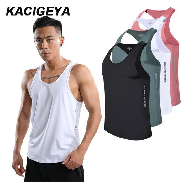 summer sports men gyms clothing bodybuilding undershirt work training tees quick dry man sleeveless running vest jerseys, Black;blue
summer sports men gyms clothing bodybuilding undershirt work training tees quick dry man sleeveless running vest jerseys, Black;blue
