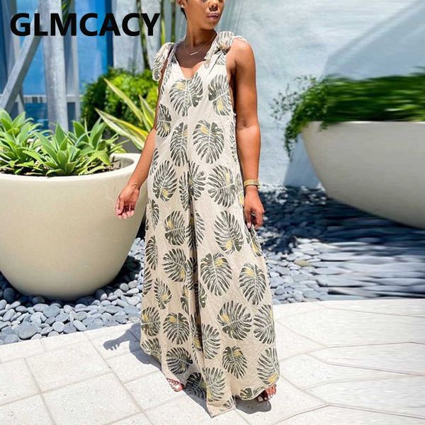 sleeveless v neck casual loose jumpsuit tropical printed wide leg pants overalls 210702, Black;white
sleeveless v neck casual loose jumpsuit tropical printed wide leg pants overalls 210702, Black;white