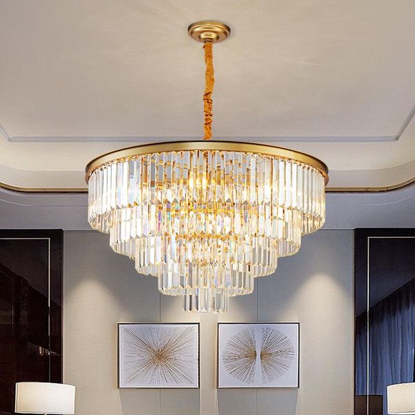 chandeliers modern round golden chandelier crystal lighting restaurant american lamp led indoor
chandeliers modern round golden chandelier crystal lighting restaurant american lamp led indoor