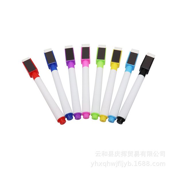 of production high-quality color whiteboard pen, erasable tape brush, 8-color pen set, Black;red
of production high-quality color whiteboard pen, erasable tape brush, 8-color pen set, Black;red