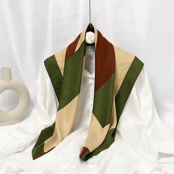 scarves large women silk scarf hijab square foulard femme bandanas 90x90cm vintage luxury sun protective shawl wraps for ladies, Blue;gray
scarves large women silk scarf hijab square foulard femme bandanas 90x90cm vintage luxury sun protective shawl wraps for ladies, Blue;gray