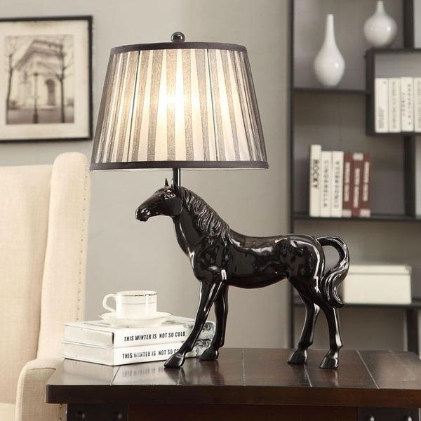 table lamps modern resin black horse lamp for bedroom home decor living room bedside desk holiday gift art deco led light fixture
table lamps modern resin black horse lamp for bedroom home decor living room bedside desk holiday gift art deco led light fixture