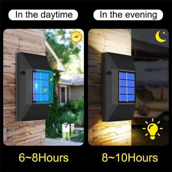 solar lamps 2pcs ip65 led wall lamp outdoor waterproof garden light aluminum 1.2v 600mah indoor bedroom living room stairs
solar lamps 2pcs ip65 led wall lamp outdoor waterproof garden light aluminum 1.2v 600mah indoor bedroom living room stairs