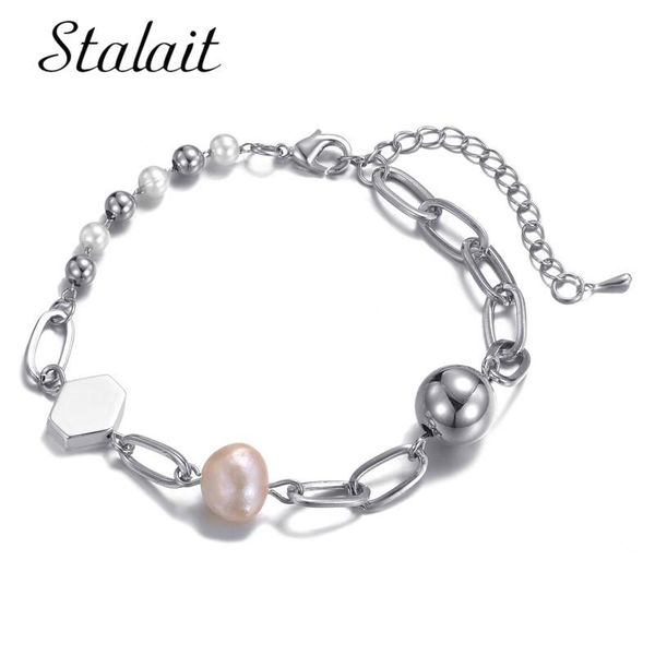 charm bracelets trendy natural pearl metal balls hexagon beads cable chain link bracelet designer bling charms for, Golden;silver
charm bracelets trendy natural pearl metal balls hexagon beads cable chain link bracelet designer bling charms for, Golden;silver