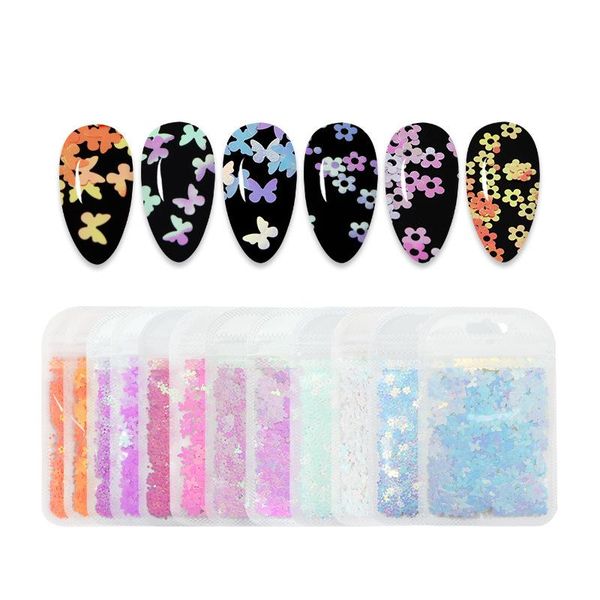 nail art decorations 12 colors butterfly flower sequins mermaid scale color 3d flake nails accessories decoration for diy manicure design, Silver;gold
nail art decorations 12 colors butterfly flower sequins mermaid scale color 3d flake nails accessories decoration for diy manicure design, Silver;gold