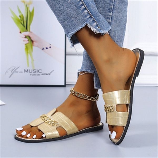 official website 70% off outlet nieuwe dames bovenkleding klinknagel metalen ketting sandalen slippers vrouwen, Black
official website 70% off outlet nieuwe dames bovenkleding klinknagel metalen ketting sandalen slippers vrouwen, Black