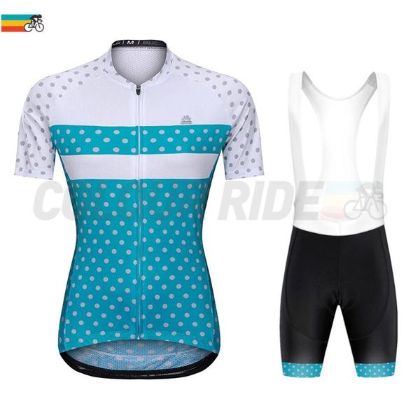racing sets biking clothing women cycling jersey set light color fresh and fashionable dot array summer short sleeve breathable gel pad, Black;blue
racing sets biking clothing women cycling jersey set light color fresh and fashionable dot array summer short sleeve breathable gel pad, Black;blue