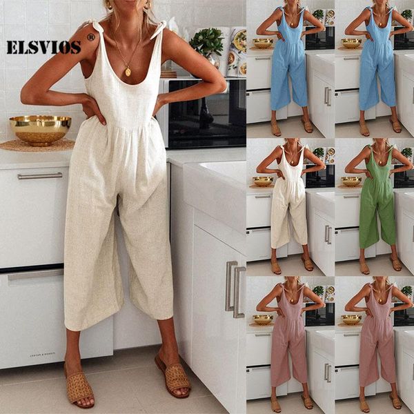 women's jumpsuits & rompers 2021 summer fashion sling cotton and linen jumpsuit casual sleeveless solid color loose slim elegant beach, Black;white
women's jumpsuits & rompers 2021 summer fashion sling cotton and linen jumpsuit casual sleeveless solid color loose slim elegant beach, Black;white