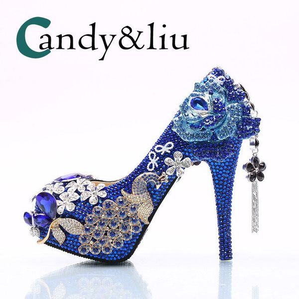 luxury large size crystal wedding shoes blue rhinestone phoenix and tassel silver flowers women pumps for party evening dress, Black
luxury large size crystal wedding shoes blue rhinestone phoenix and tassel silver flowers women pumps for party evening dress, Black