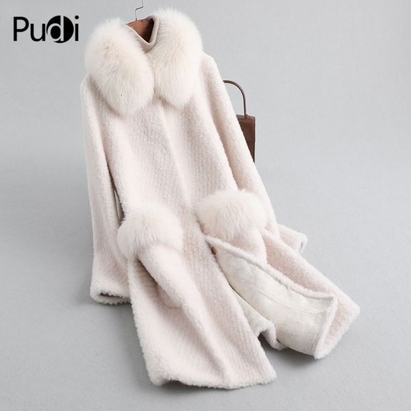 women's fur & faux aorice women real wool fur coat jacket winter warm female sheep shearing over size parka with collar a19038 8xl, Black
women's fur & faux aorice women real wool fur coat jacket winter warm female sheep shearing over size parka with collar a19038 8xl, Black