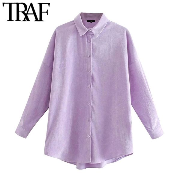women fashion oversized corduroy blouses vintage long sleeve button-up female shirts blusas chic 210507, White
women fashion oversized corduroy blouses vintage long sleeve button-up female shirts blusas chic 210507, White