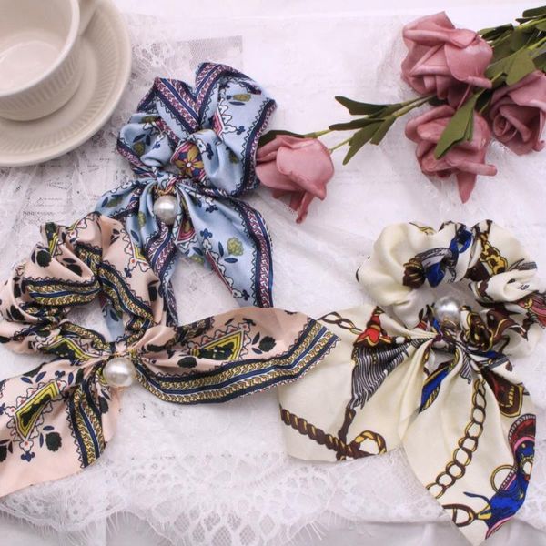 hair accessories european and american fashion all-match tie korean pearl streamer knotted large intestine
hair accessories european and american fashion all-match tie korean pearl streamer knotted large intestine