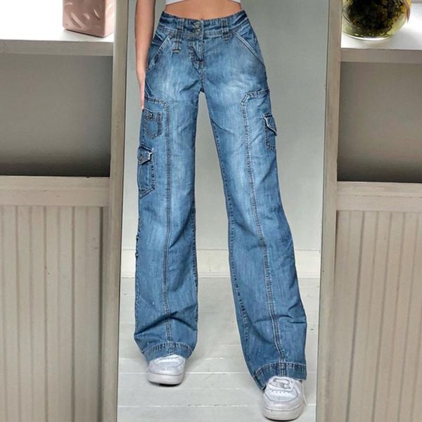 women's jeans women high waist fashion pockets patchwork baggy cargo pants summer oversize korean vintage denim streetwear, Blue
women's jeans women high waist fashion pockets patchwork baggy cargo pants summer oversize korean vintage denim streetwear, Blue