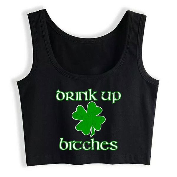women's tanks & camis crop female drink up bitches humor harajuku cotton tank women, White
women's tanks & camis crop female drink up bitches humor harajuku cotton tank women, White