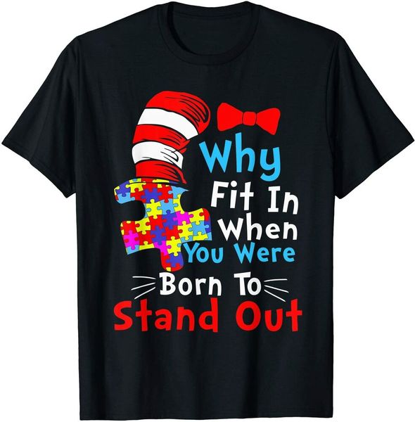 why fit in when you were born to stand out autism t-shirt size s-5xl, White;black
why fit in when you were born to stand out autism t-shirt size s-5xl, White;black