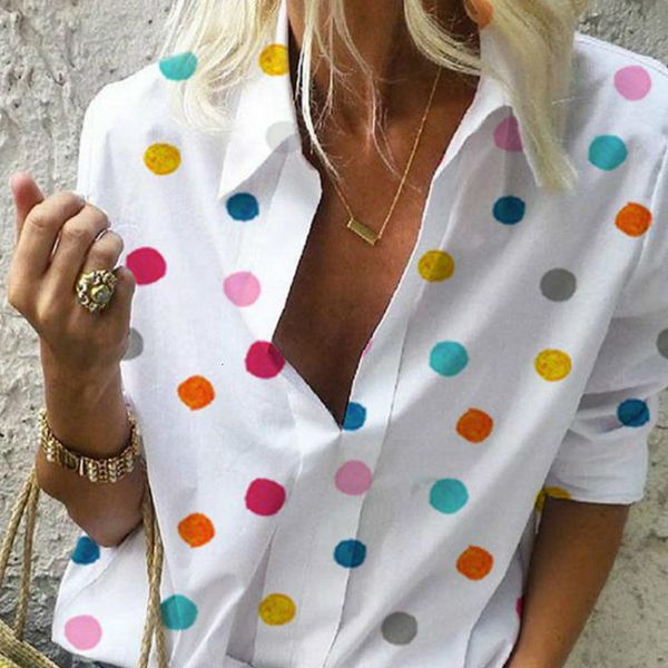 blouse vitiana women casual summer 2019 female long sleeve dot colorful streetwear womens and blouses ladies plus size 5xl, White
blouse vitiana women casual summer 2019 female long sleeve dot colorful streetwear womens and blouses ladies plus size 5xl, White