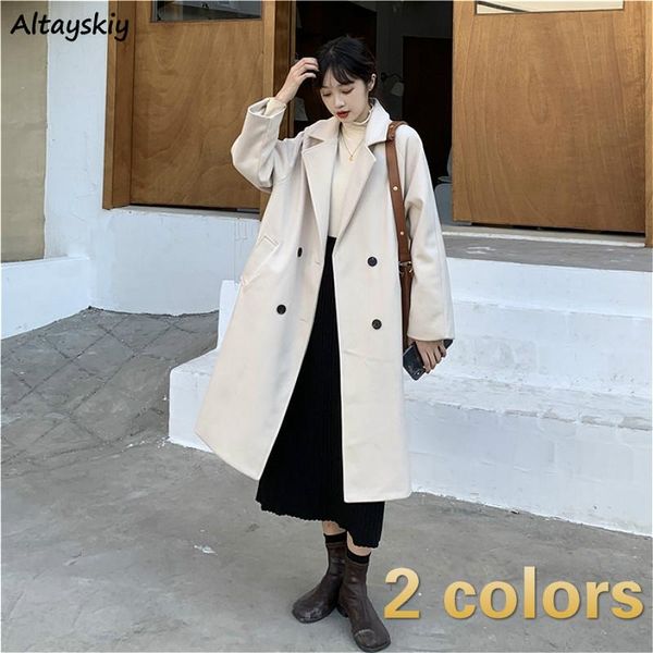 women's wool & blends women mujer invierno 2021 coat double breasted all-match pockets daily solid elegant casual classy thick warm cha, Black
women's wool & blends women mujer invierno 2021 coat double breasted all-match pockets daily solid elegant casual classy thick warm cha, Black