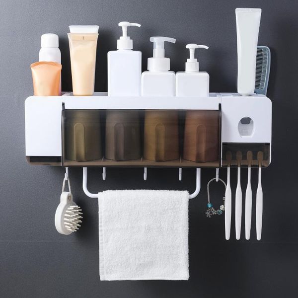 bathroom storage & organization toothbrush holder wall mounted multifunctional set toothpaste squeezer dispenser shelves box case rack
bathroom storage & organization toothbrush holder wall mounted multifunctional set toothpaste squeezer dispenser shelves box case rack