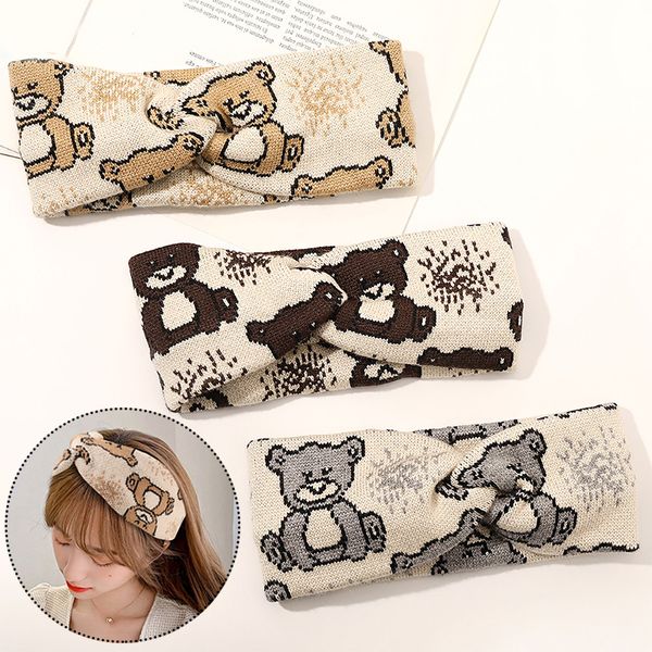 cute bear knitted wide-brimmed headbands fashion printing headband headwear for women girls hair band hair accessories, Silver
cute bear knitted wide-brimmed headbands fashion printing headband headwear for women girls hair band hair accessories, Silver